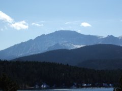 A random mountain, from halfway up Pike's Peak
