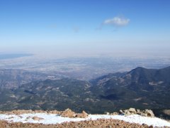 View #1 from the top of Pike's Peak