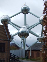 The Atomium in Brussels, Belgium