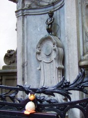 Manneken Pis in Brussels, Belgium