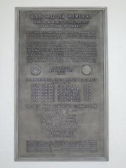 Plaque onboard the USS Arizona Memorial