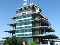 The Bombardier Learjet pagoda control tower