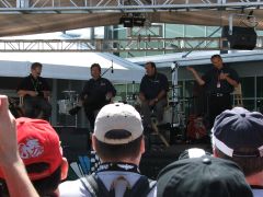 The SPEED™ guys: Sam Posey, Bob Varsha, David Hobbs, and Peter Windsor